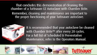 Cleaning Maintenance Daily and Weekly  Tuttnauer EZ Autoclave [upl. by Colin899]