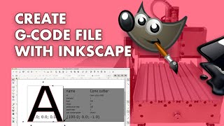 How To Create GCode File With Inkscape For CNC Machine [upl. by Nura]