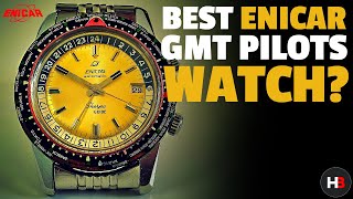 Enicar Sherpa Guide Full Vintage Watch Restoration Repair of this GMT sought after classic [upl. by Sandler845]