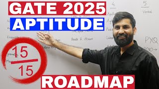 GATE 2025 Aptitude Roadmap for 1515 Marks Perfect score [upl. by Theodor776]