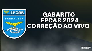 GABARITO EPCAR 2024 CORREÇÃO AO VIVO  Teorema Militar [upl. by Hteazile]