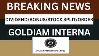 goldiam international Breaking News  goldiam interna latest news today  goldiam latest update [upl. by Alamap]