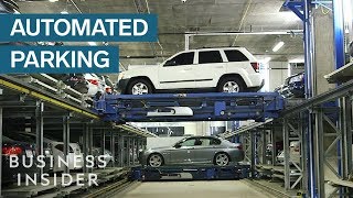 How Automated Parking Garages Work [upl. by Galer]