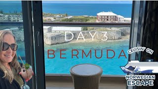 Norwegian Escape Day 3 l Bermuda l Arriving in Bermuda CrystalFantasy Caves NFL games amp Haven fun [upl. by Amhsirak]