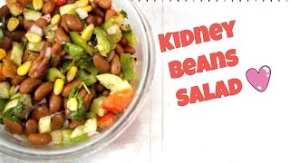 Healthy Kidney Beans Salad  Rajma Salad Recipe  Tasty Twist [upl. by Nuj]