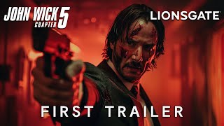 JOHN WICK  Chapter 5  First Trailer  Keanu Reeves amp Lionsgate 2025 [upl. by Nnylear]