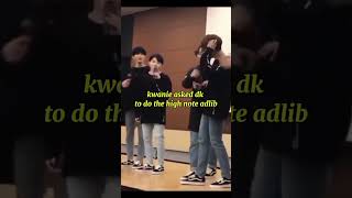 woozi scary eye to dk adlib 😂😭 seventeen dk woozi seungkwan shortsvideo shorts [upl. by Elokcin368]