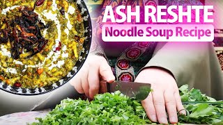 IRAN Ash Reshte Ramadans Most Populars Iftar Dish Noodle Soup Recipe  آش رشته [upl. by Llenyaj]