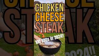 100 BBQs 2024 84 Chicken Cheesesteak on the BBQ chickencheesesteak 100bbqs bbqchicken [upl. by Denae691]