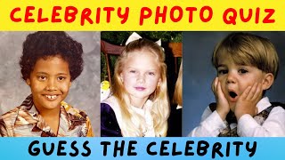 Can you guess the celebrity from their childhood photos [upl. by Ertemed835]