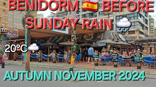 AVDE ESTOCOLMO  BENIDORM🇪🇸 LEVANTE BEACH ⛱️ NOVEMBER  4KHDR Autumn Walking Tour osmopocket [upl. by Latsyc]