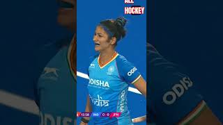 INDIA VS JAPAN SEMI FINAL MATCH INDIA GOOD TEAM WORK 🔥🏑hockeyindiafieldhockeyshortshockeybihar [upl. by Anaet858]