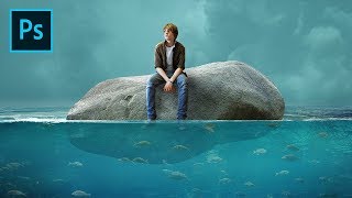 Photoshop Photo Manipulation Underwater Tutorial [upl. by Ainaj]