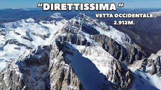 “DIRETTISSIMA”  CANALE BISSOLATI  VETTA OCCIDENTALE 2912 M  CORNO GRANDE [upl. by Ern658]