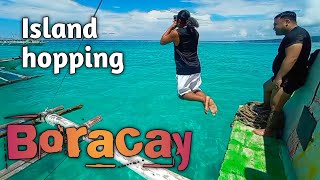 Experience Island hopping in Boracay AngelVonAir [upl. by Renraw]