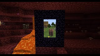 immersive portals Minecraft mod [upl. by Ainaznat124]