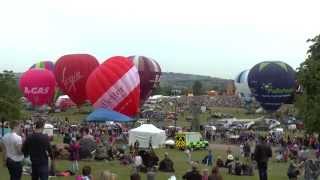 HD1080 Mass Ascent PM  Bristol International Balloon Fiesta 2014 [upl. by Huston515]