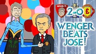 ❄️20❄️Wenger beats Jose For The First Time in the League [upl. by Odnumyer]