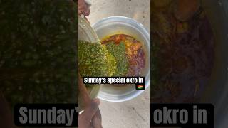 Delicious Okro stew in Ghana  Sunday vlog [upl. by Ahiel]