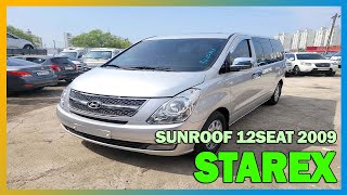 USEDCAR BUSYMAN Autos usados en corea STAREX PREMIUM SUNROOF 12SEAT SILVER KMJWAH7JP9U 152803 [upl. by Annayi]