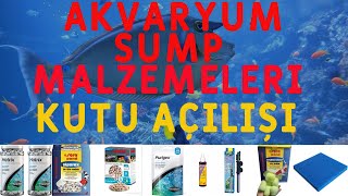 akvaryum sump malzemeleri kutu açılışı [upl. by Shiller]