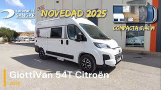 NOVEDAD 2025 GiottiVan 54T CITRÖEN  Nueva camper de GiottiLine  Tu espacio optimizado al MÁXIMO [upl. by Sutsugua404]