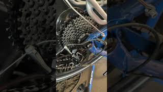 Rear derailleur wont shift to smallest cog part 1 [upl. by Nwahsyd99]