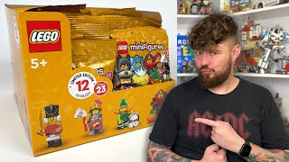 LEGO MINIFIGURKI SERIA 23  OPENING CAŁEGO KARTONU 🤩 [upl. by Onitnatsnoc709]