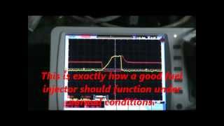 Fuel injector testing using scope [upl. by Ynneg]