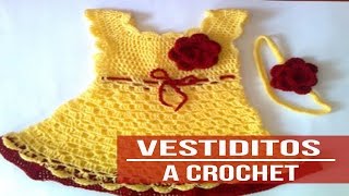 Vestidos Para Niña Tejidos a crochet  Diseños part 1 [upl. by Ignacia463]