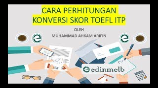 Bagaimana cara perhitungan skor TOEFL ITP Minimal berapa beasiswa luar negeri [upl. by Mamoun]