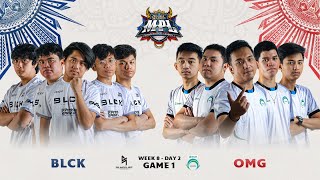 MPLPH S9 W8D2 BLCK VS OMG Game 1 [upl. by Nauqed734]