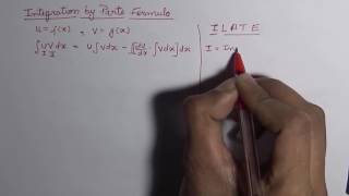 Integration by Parts Formula Hindi [upl. by Cuttie]