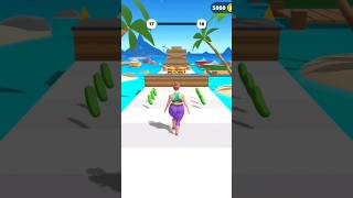 Fat Fit Girl Run Level17 shorts games viral [upl. by Enimrej]