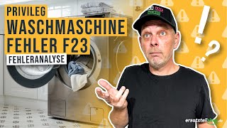 Privileg Waschmaschine Fehler F23 [upl. by Ennaylime29]