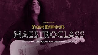 🎸 Yngwie Malmsteens MaestroClass  Introduction  Guitar Lessons  TrueFire [upl. by Oremor489]