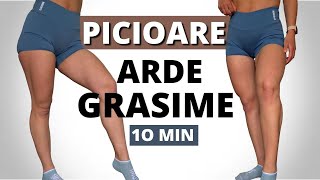 ARDE GRASIME DE PE PICIOARE  10 Minute Antrenament Pentru Picioare Acasa [upl. by Balcer]