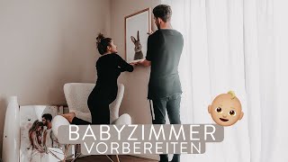 Babyzimmer vorbereiten Bauchupdate SSW 23  janasdiary [upl. by Erusaert]