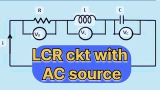 LCR series circuit 12thclassphysics [upl. by Zetnauq]