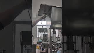 Automatic filling machine with material feeding pump and level sensing ball [upl. by Inga]