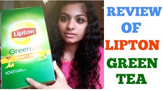 Review of Lipton green tea [upl. by Hsara]