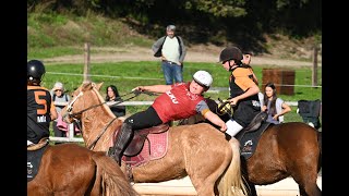 Tercera jornada de la Lliga Catalana de horseball a l Hípica El parc eqüestre el clot de les Deus de [upl. by Chevy]