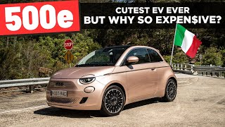 ACTUALLY GOOD 2024 Fiat 500e Topolino Review [upl. by Aihsyt]