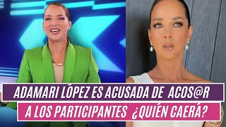 🔴ADAMARI LÓPEZ 🤯 es acusas de ac0sar a los participantes de ¿Quién caerá😨 [upl. by Einnil699]