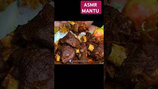 ASMR EATING SPICY MUTTON CURRY 🔥 WHITE RICE shots asmr asmr mukbang mukbangasmrasmreating [upl. by Ailicec900]