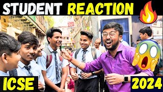 ICSE 2024 Class X Boards 🔥 Student reaction  Most Honest Review🔥  Epic reply after Exam🔥🔥 [upl. by Nylac]