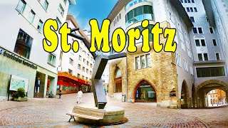 Switzerland  StMoritz Walking Tour [upl. by Eniamahs670]