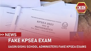 Uasin Gishu school administers fake KPSEA exams [upl. by Acinomad39]