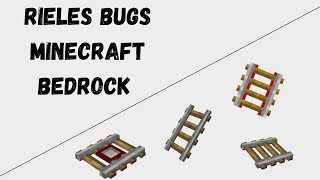 rieles bugs minecraft bedrock 121 [upl. by Ettennal]