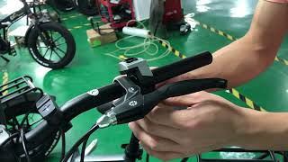 How to change the switch of cmacewheel ebikes rx20 max y20 gw20 [upl. by Artimid]